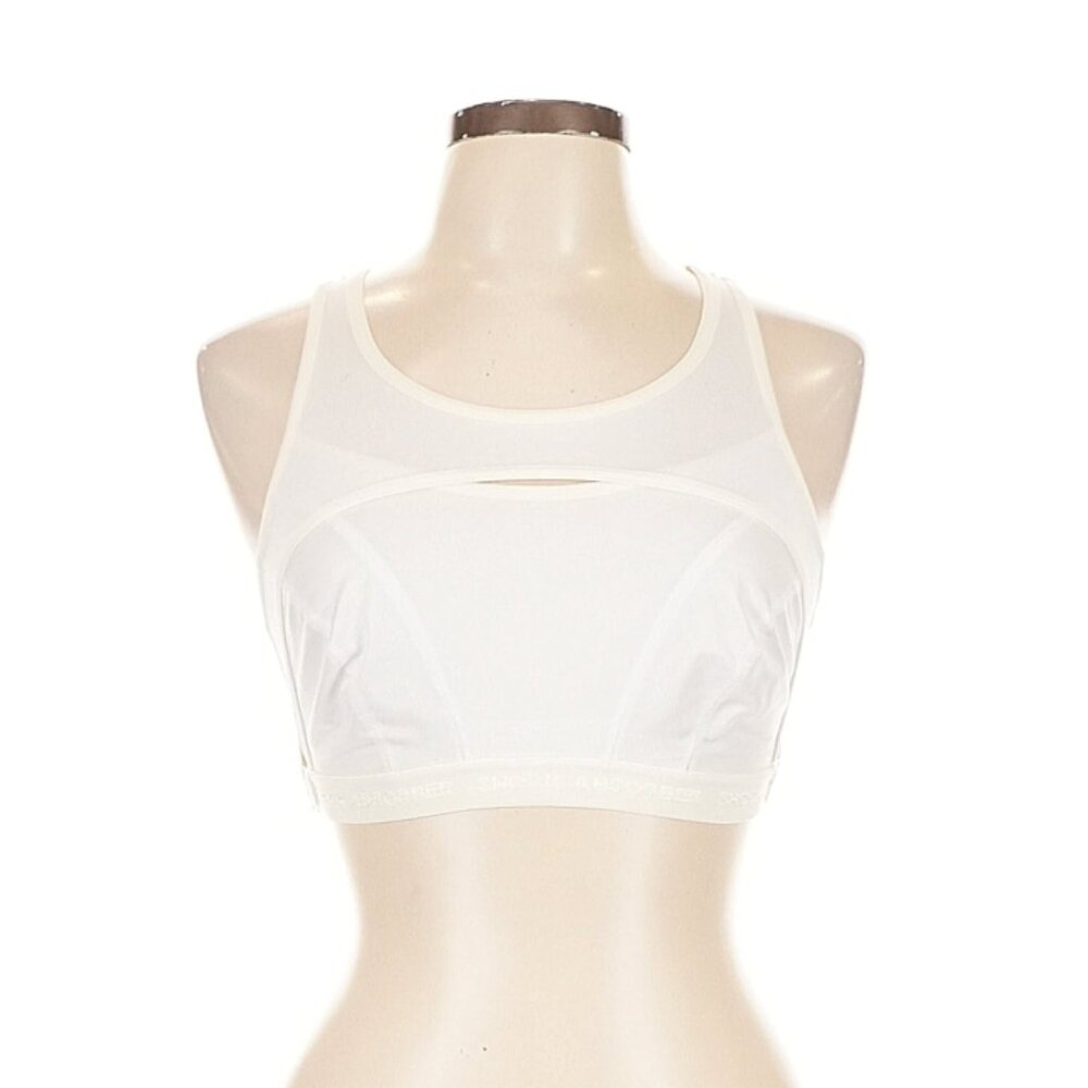 Shock Absorber Racerback Sports Bra White Firm Support 36D